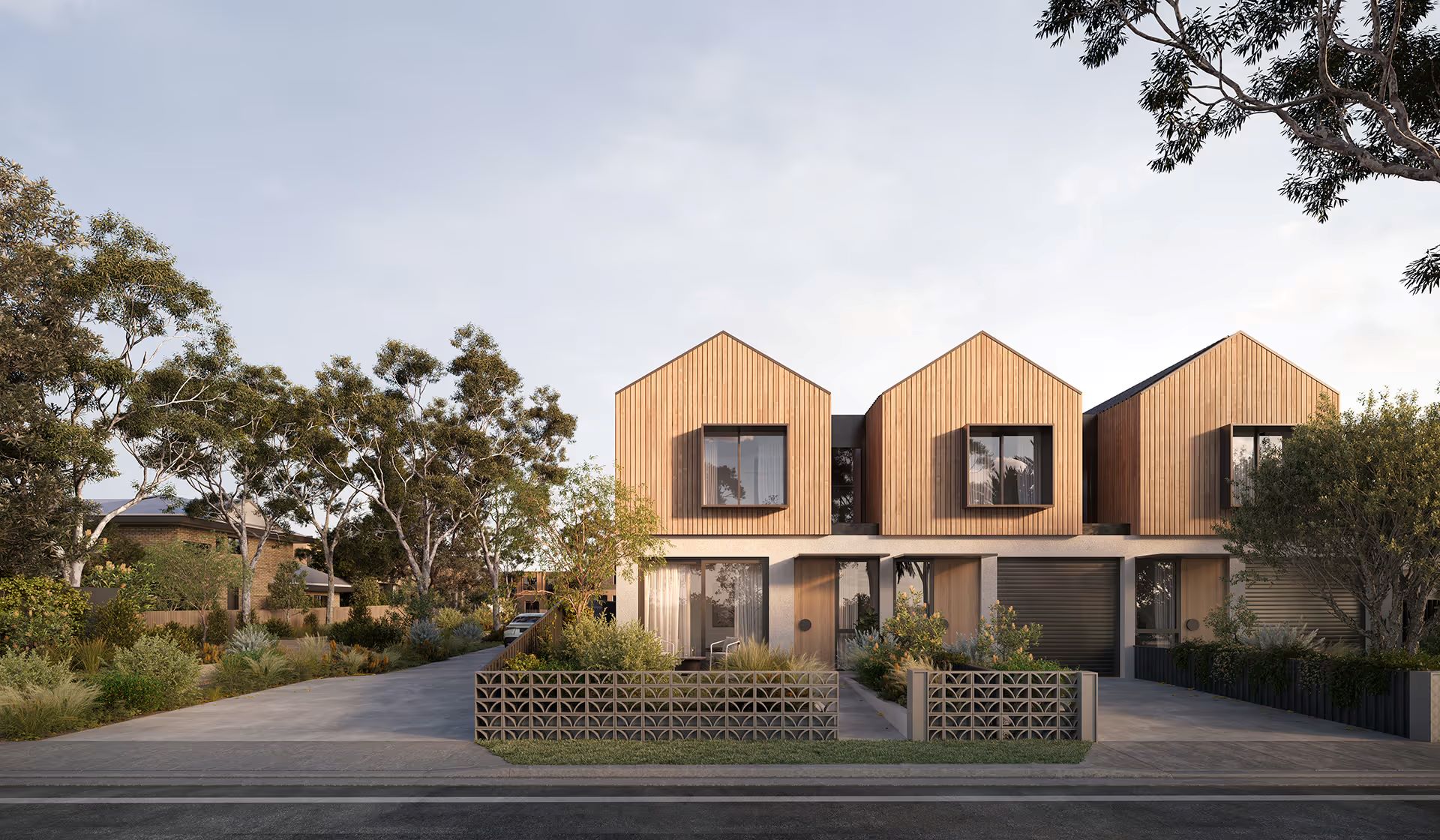 Hali Townhomes - Dromana Render