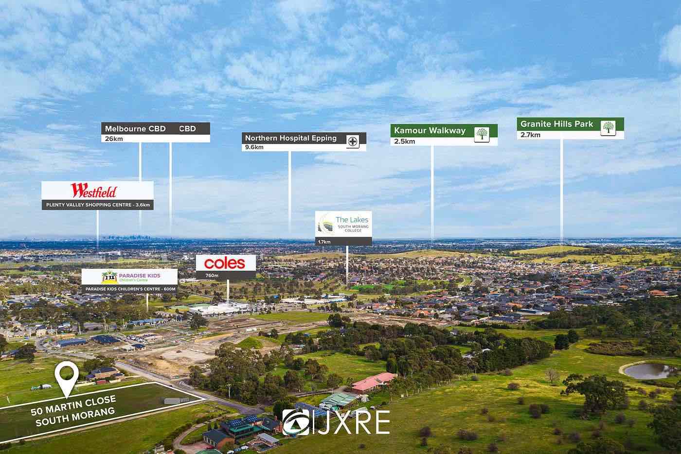 Hamilton Rise Estate - South Morang Aerial