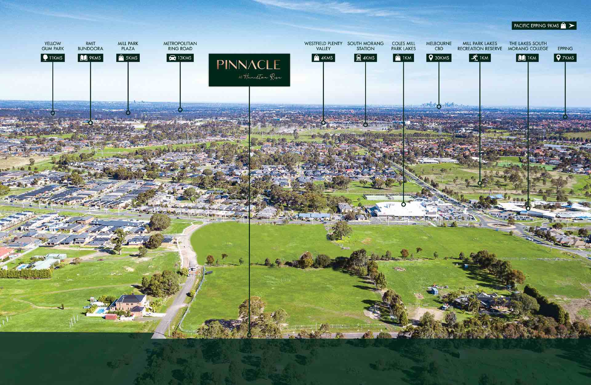Hamilton Rise Estate - South Morang Aerial