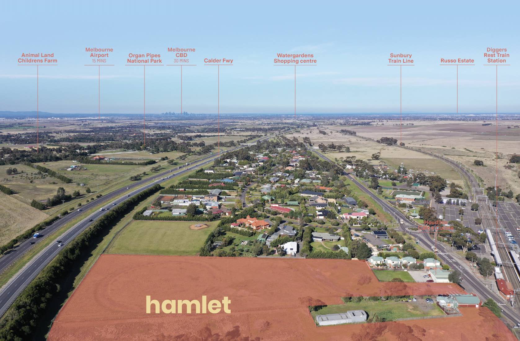 Hamlet Estate - Diggers Rest Aerial 2