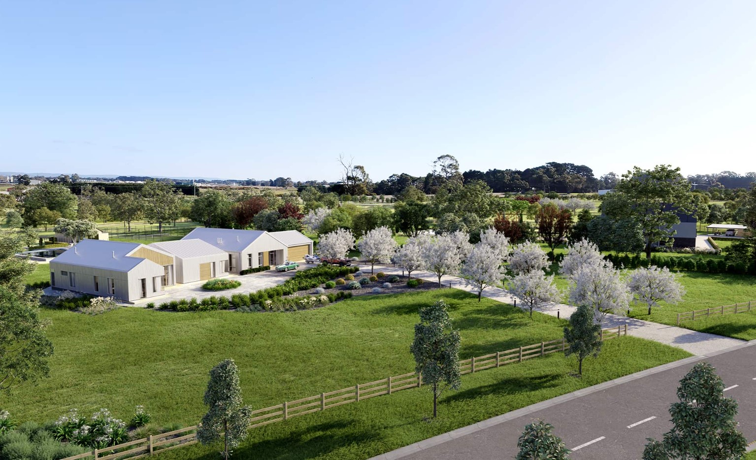 Hammond Lane Estate - Kyneton Aerial