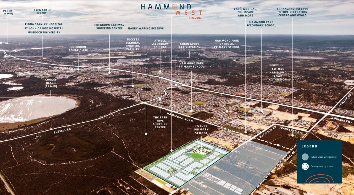 Hammond West Estate - Hammond Park Aerial