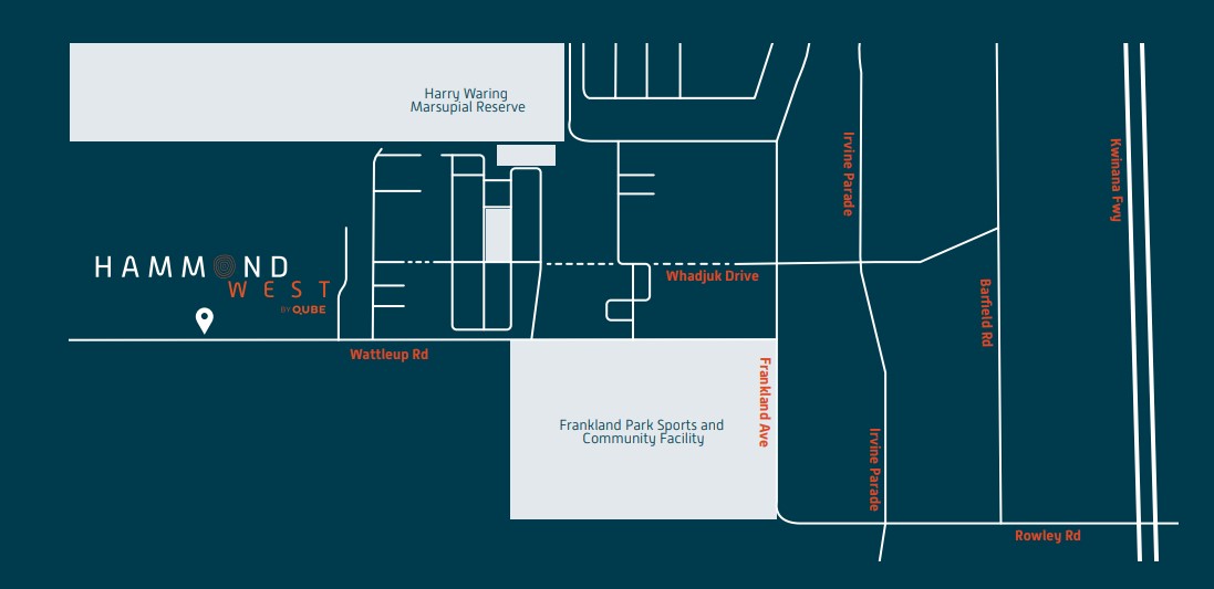 Hammond West Estate - Hammond Location Map