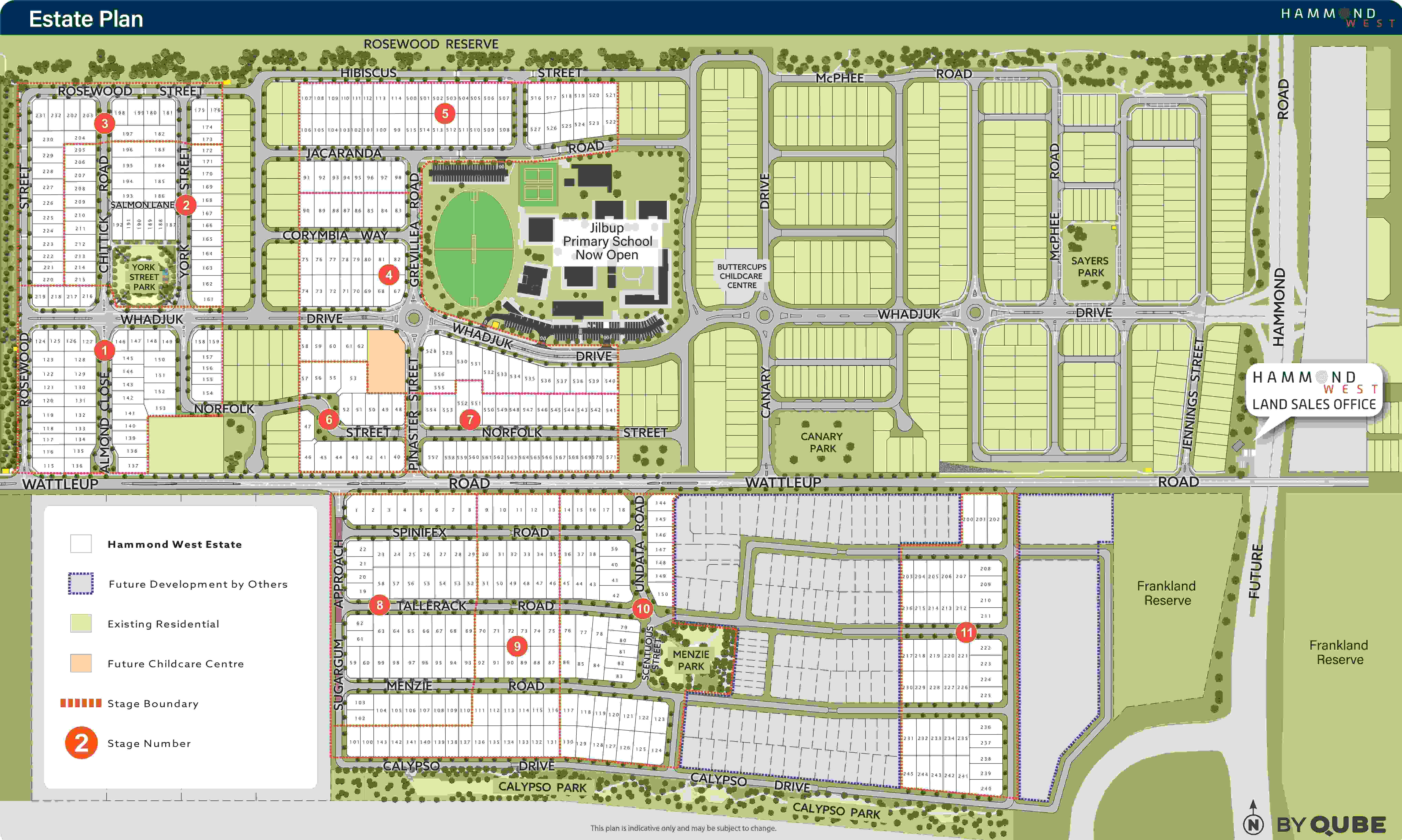 Hammond West Estate - Hammond Park Masterplan