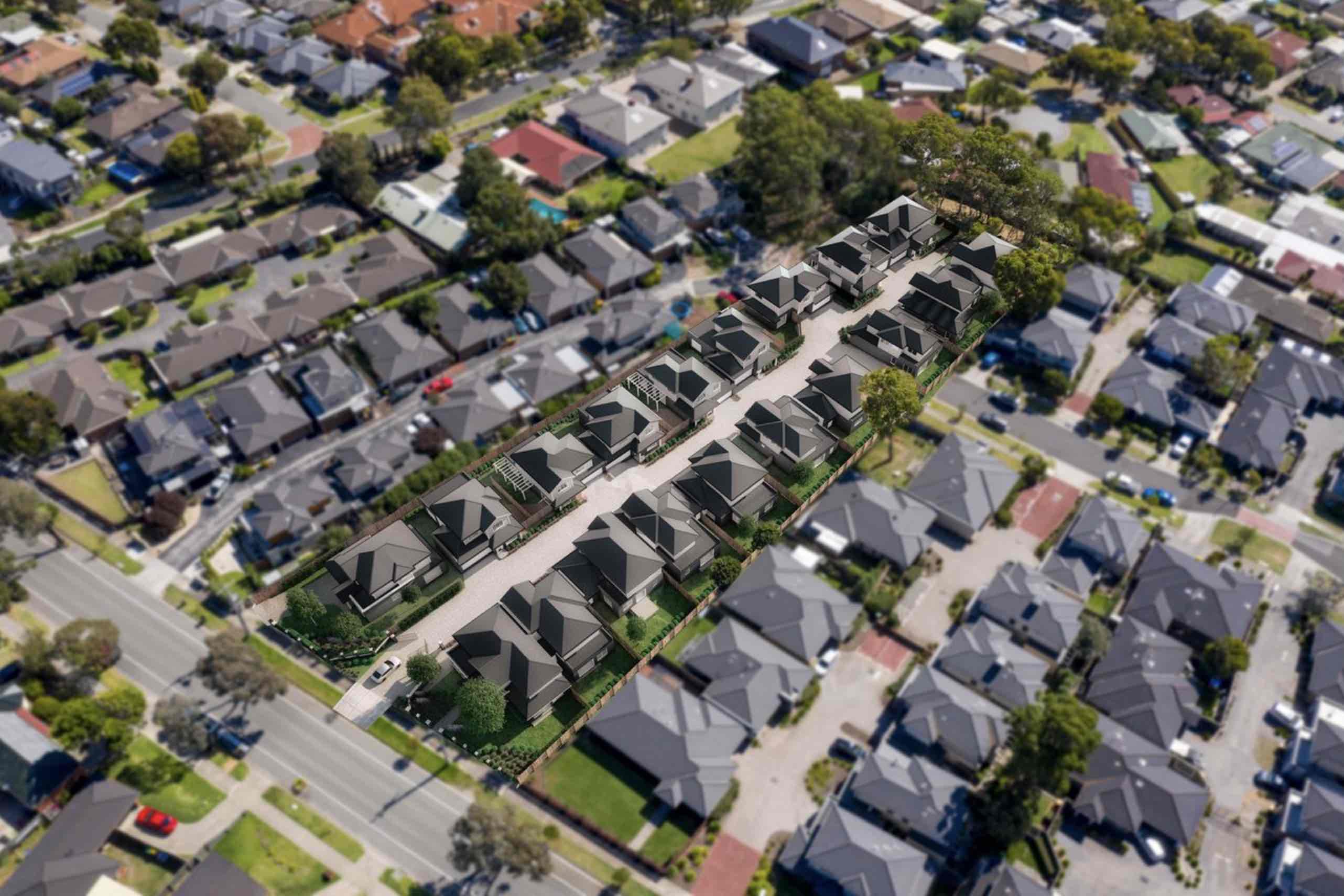 Hampton Mews Estate - Carrum Downs Render