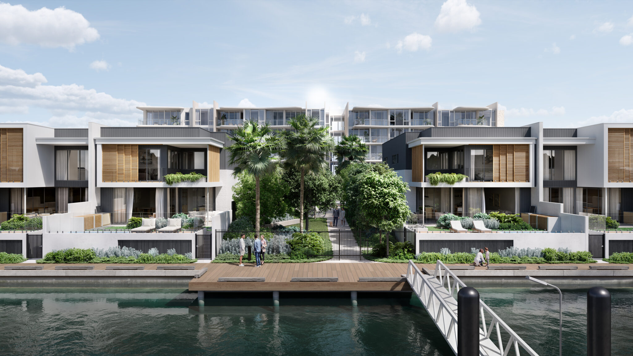 Harbour Shores Estate - Biggera Waters Render
