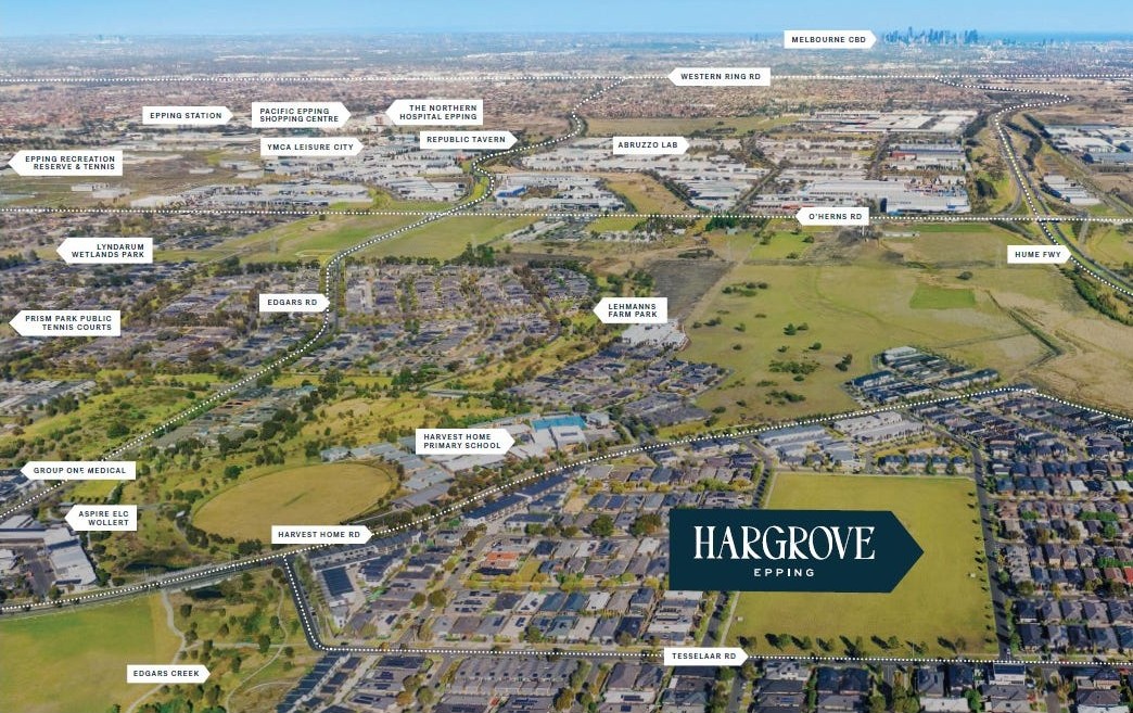 Hargrove Estate - Epping Aerial