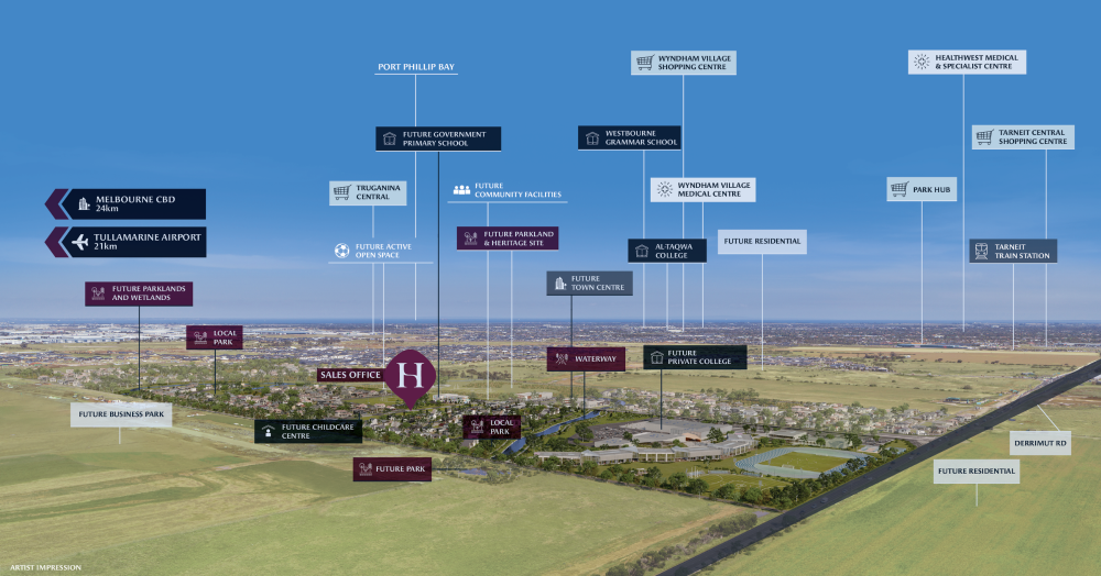 Harlow Estate - Tarneit Aerial