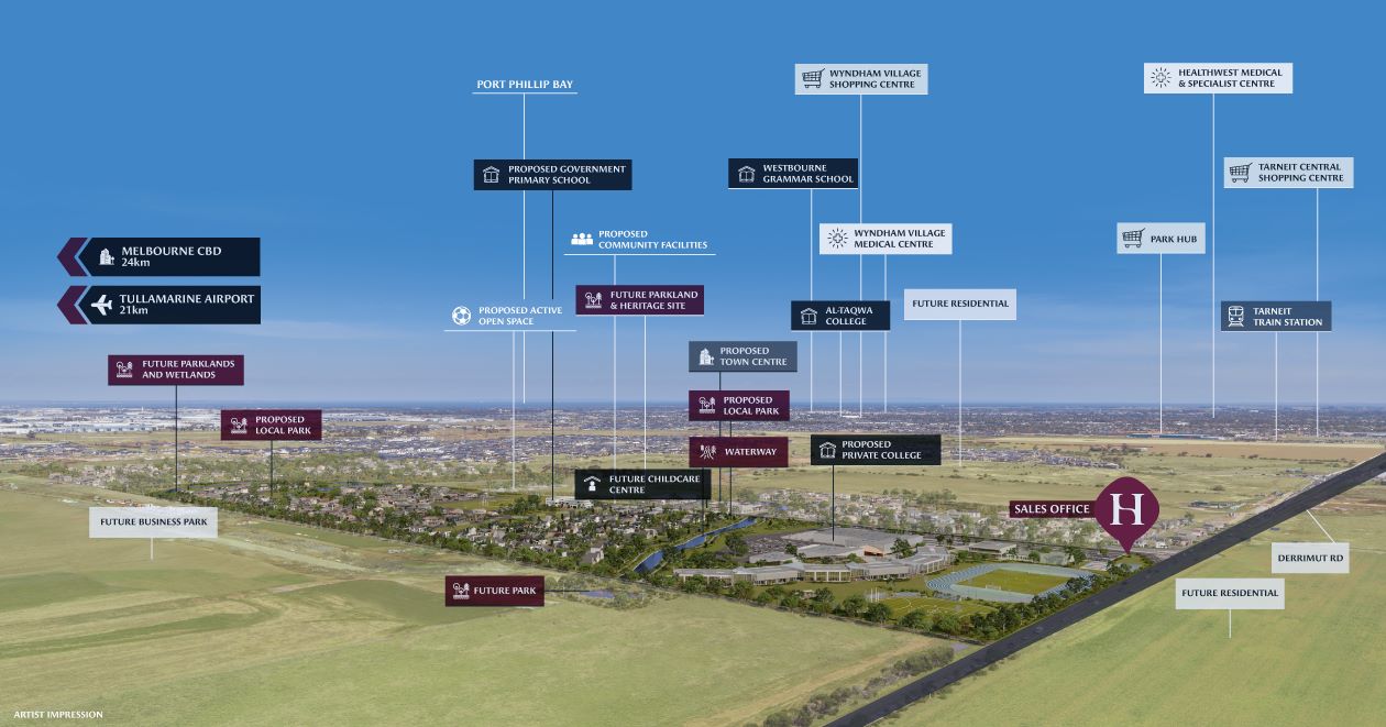 Harlow Townhomes - Tarne Location Map