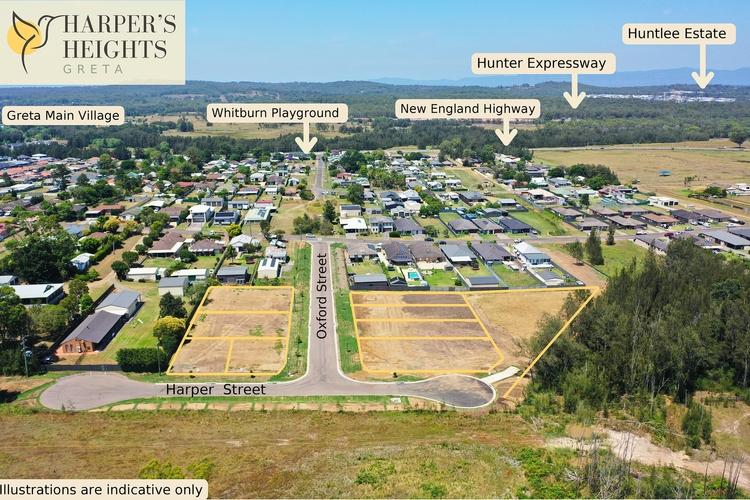 Harpers Heights Estate - Greta Aerial