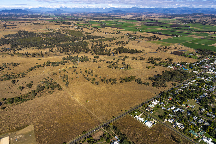 Harrisville Pastures Estate - Harrisville Aerial