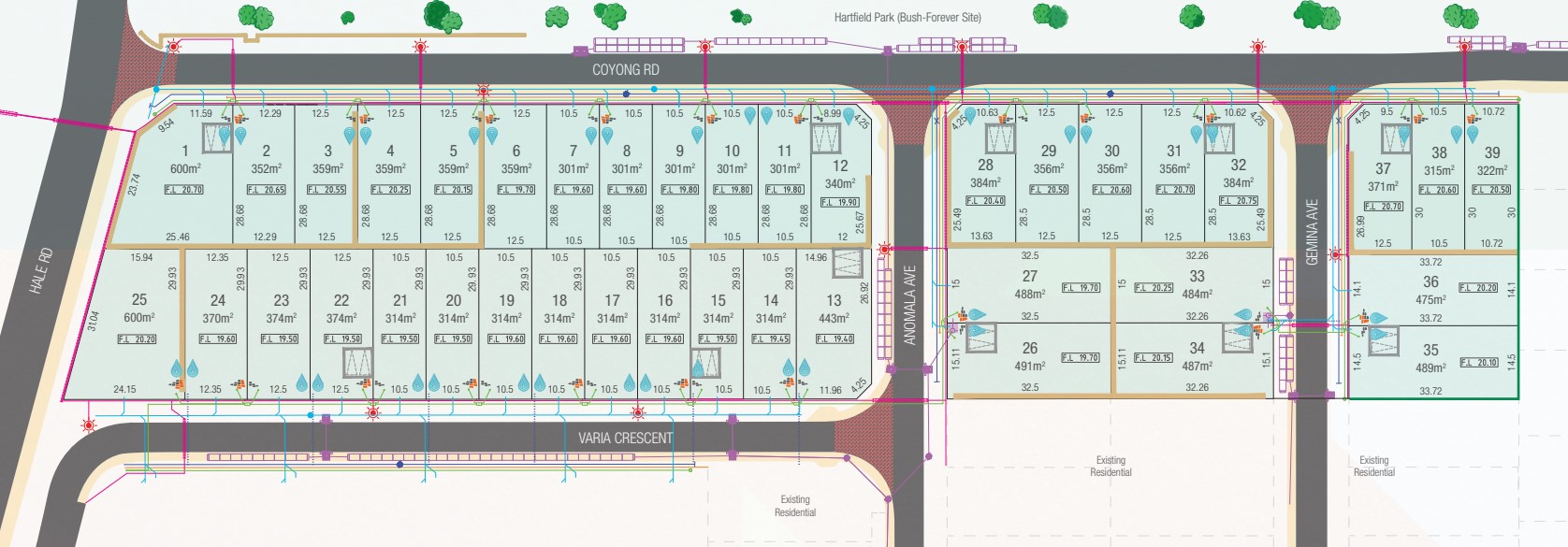 Hartfield Green Estate - Wattle Grove
