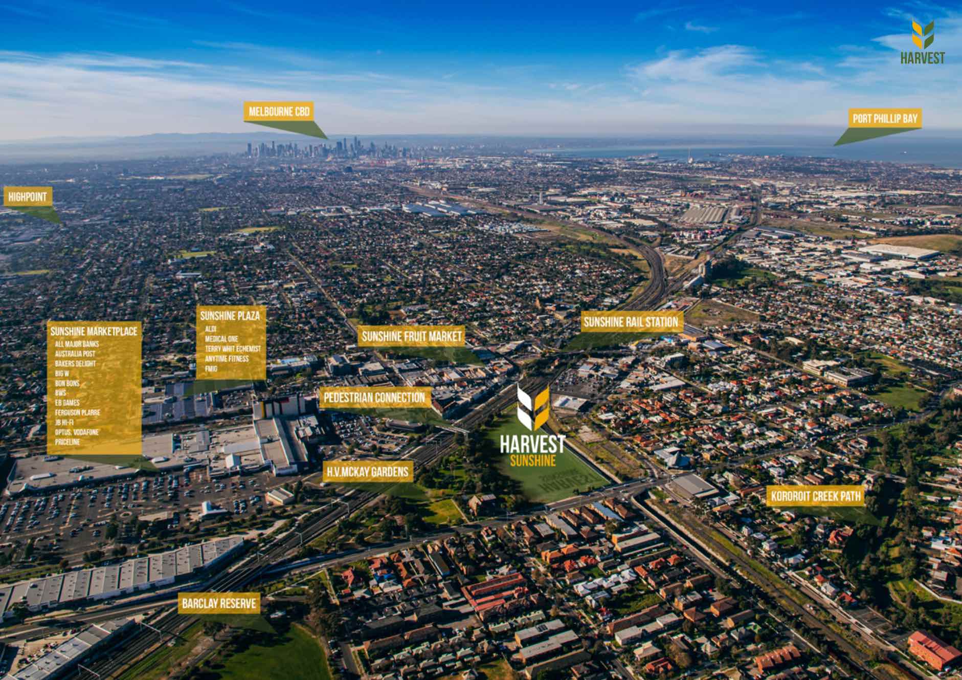 Harvest Estate - Sunshine Aerial