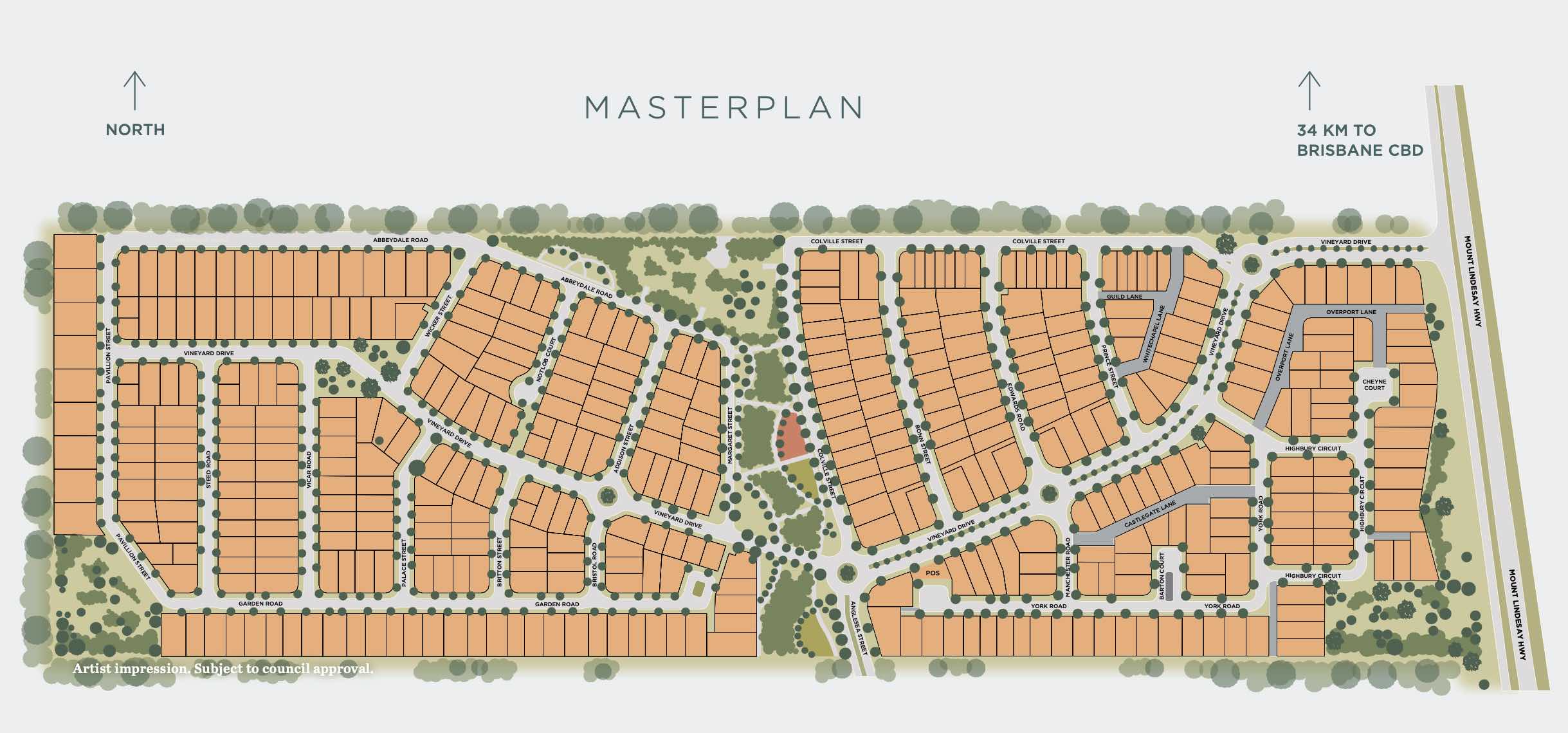 Harvest Rise Estate - Greenbank Masterplan