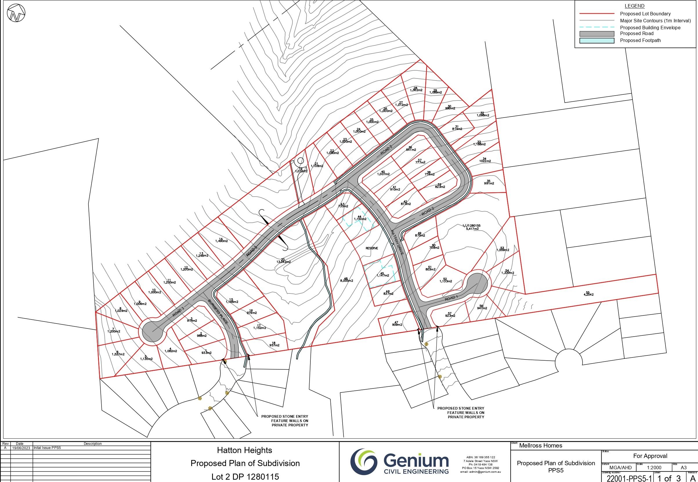 Hatton Heights Estate - Yass Masterplan