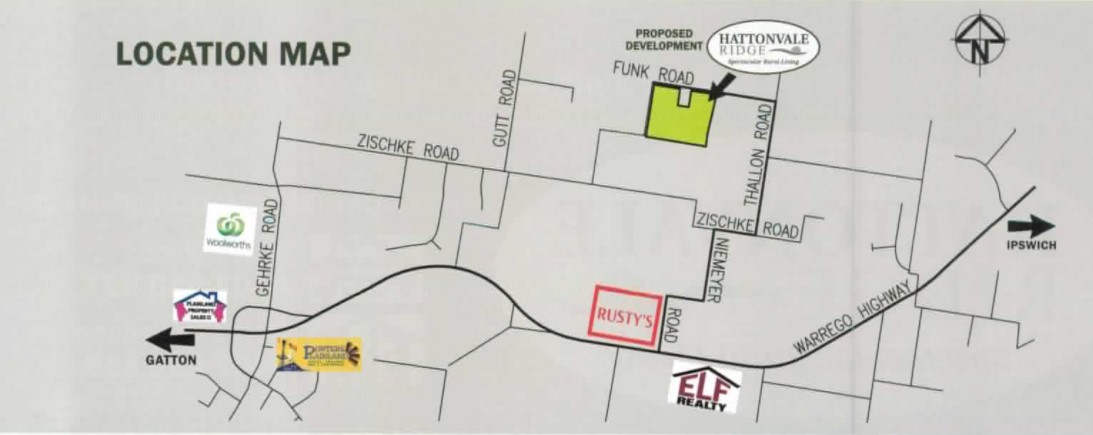 Hattonvale Ridge Estate - Regency Downs Location