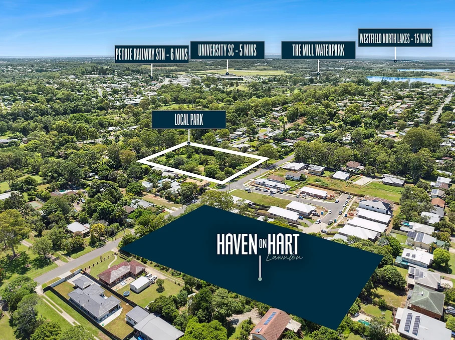 Haven on Hart Estate - Lawnton Aerial