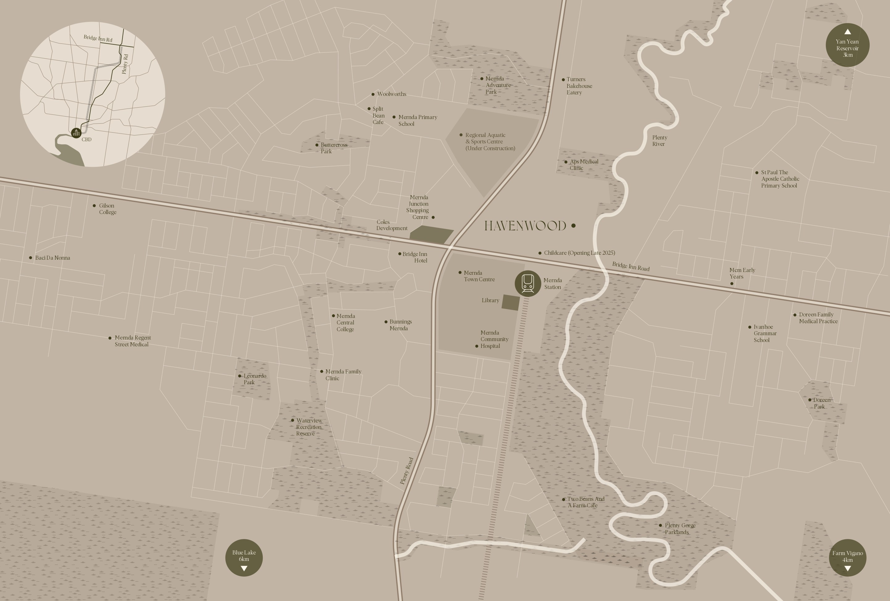 Havenwood Estate - Mernda Location Map