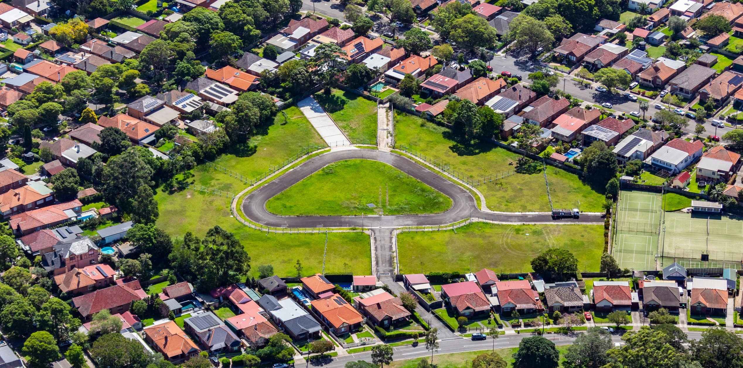 Hawthorne Parade Estate - Haberfield Aerial