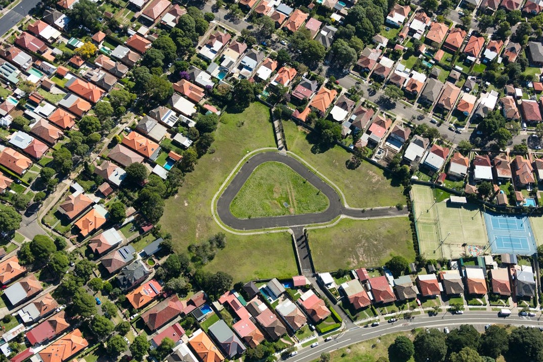 Hawthorne Parade Estate - Haberfield Aerial