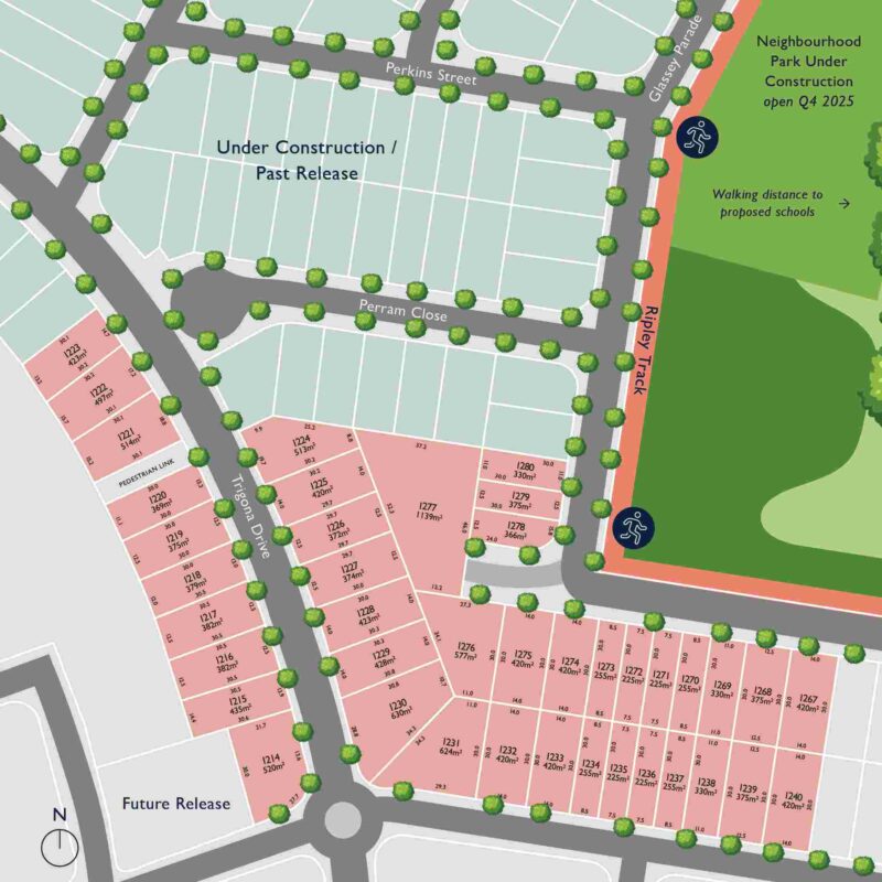 Hayfield Estate - Ripley Release Map