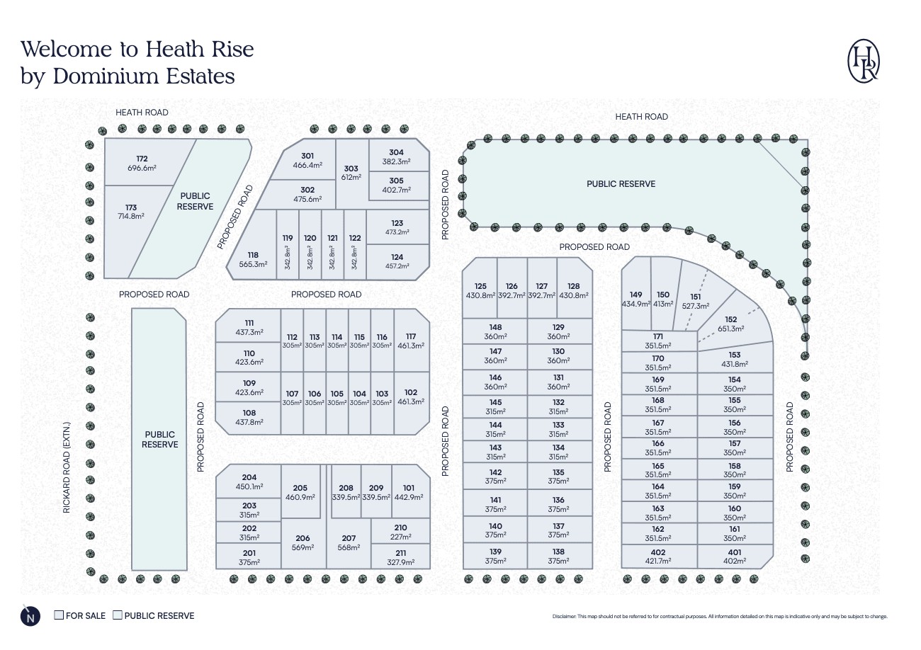 Heath Rise Estate - Leppington Masterplan