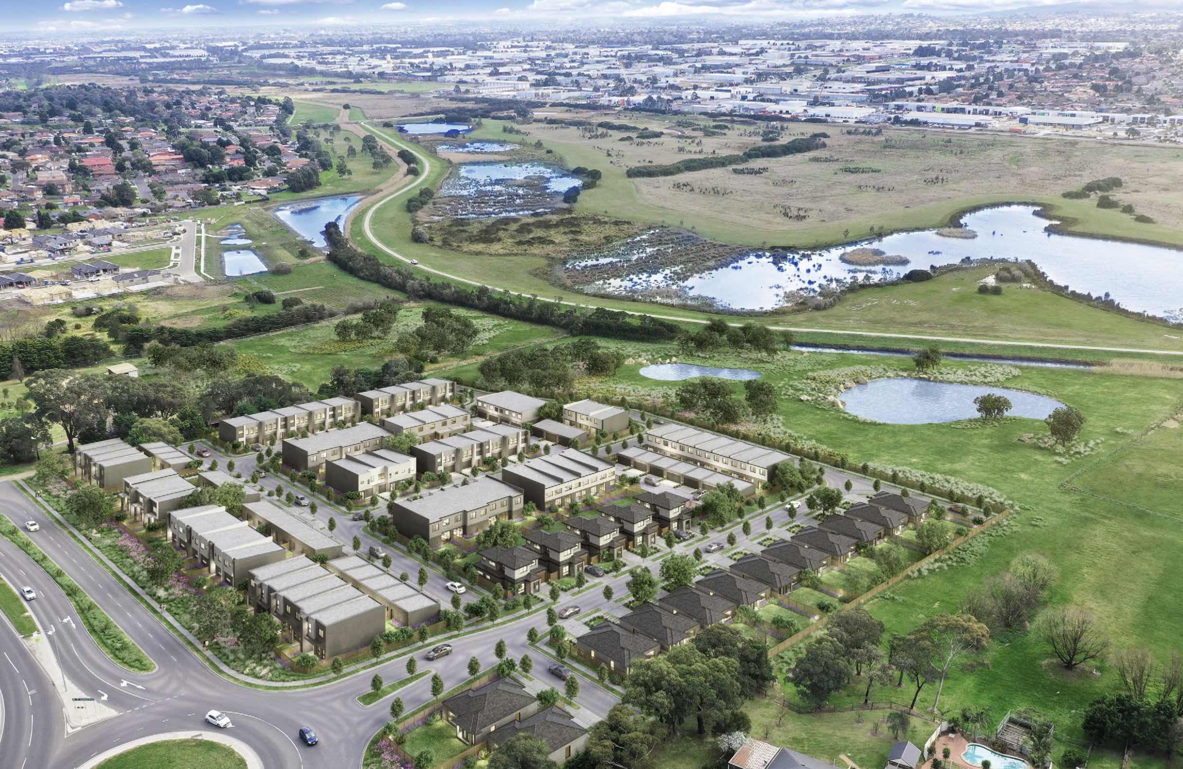 Heming On Pound Estate - Hampton Park Render