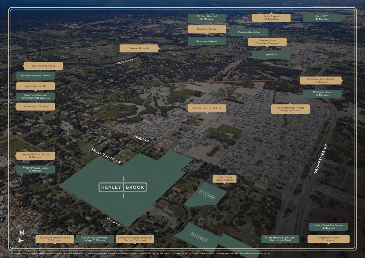 Henley Brook Estate - Henley Brook Aerial