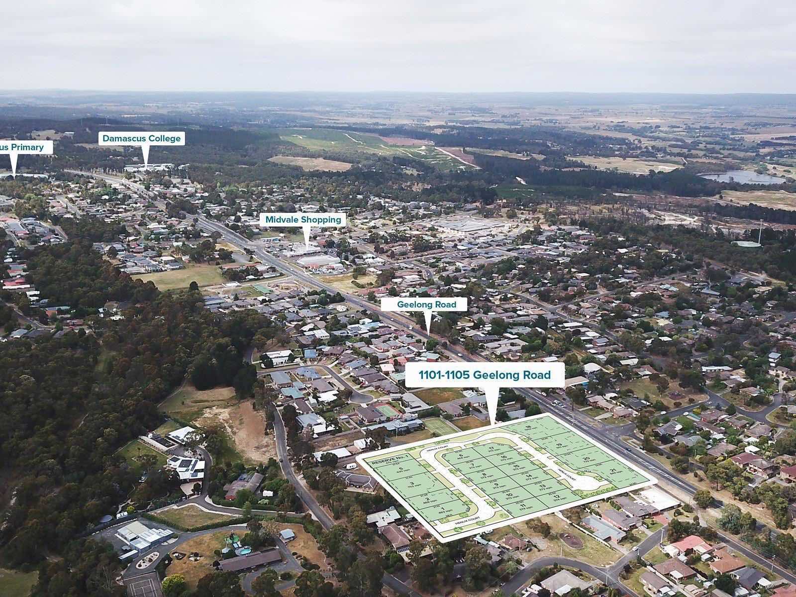 Henlix Court Estate - Mount Clear Aerial