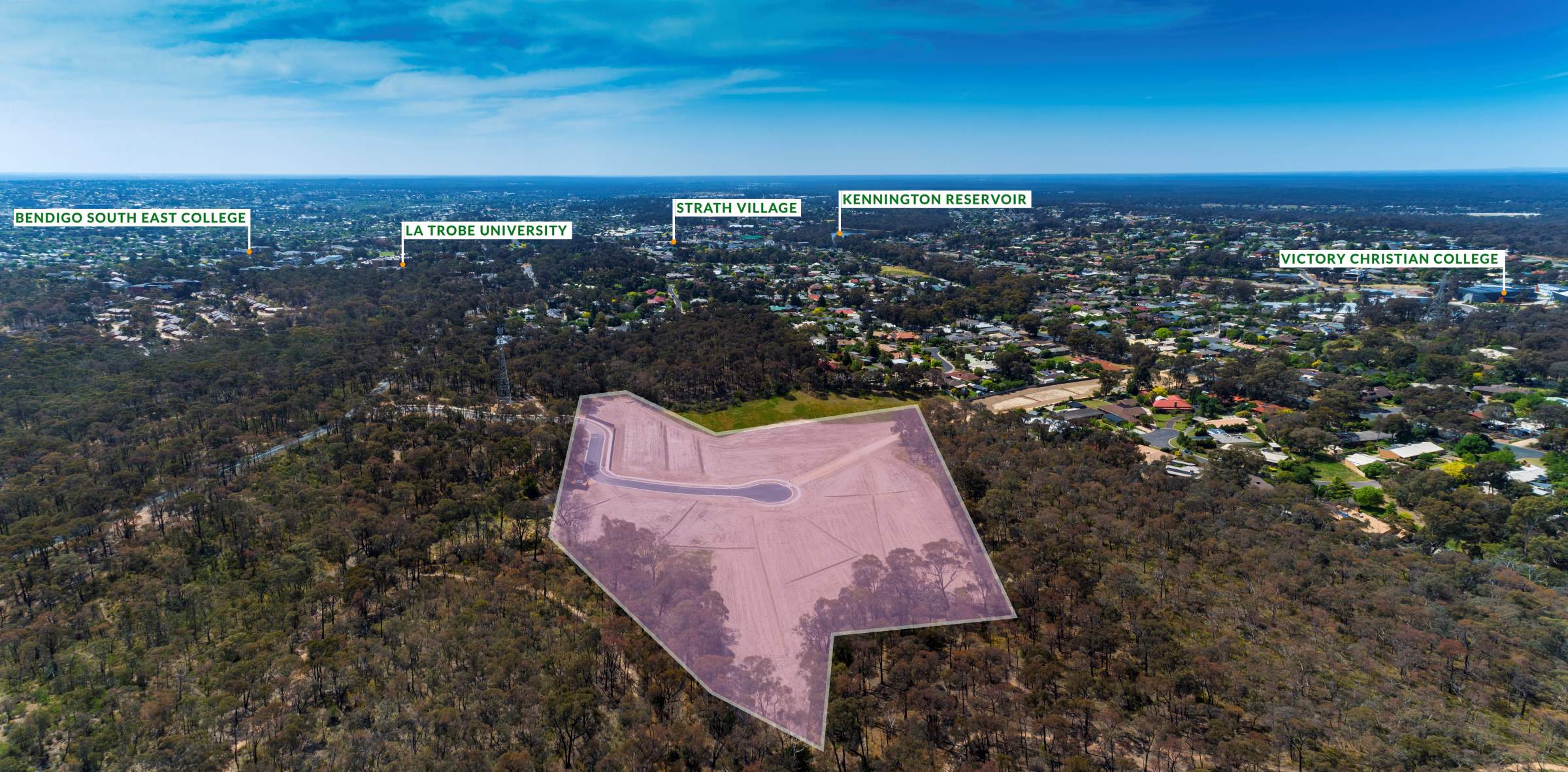 Hidden Valley Estate - Kennington Aerial