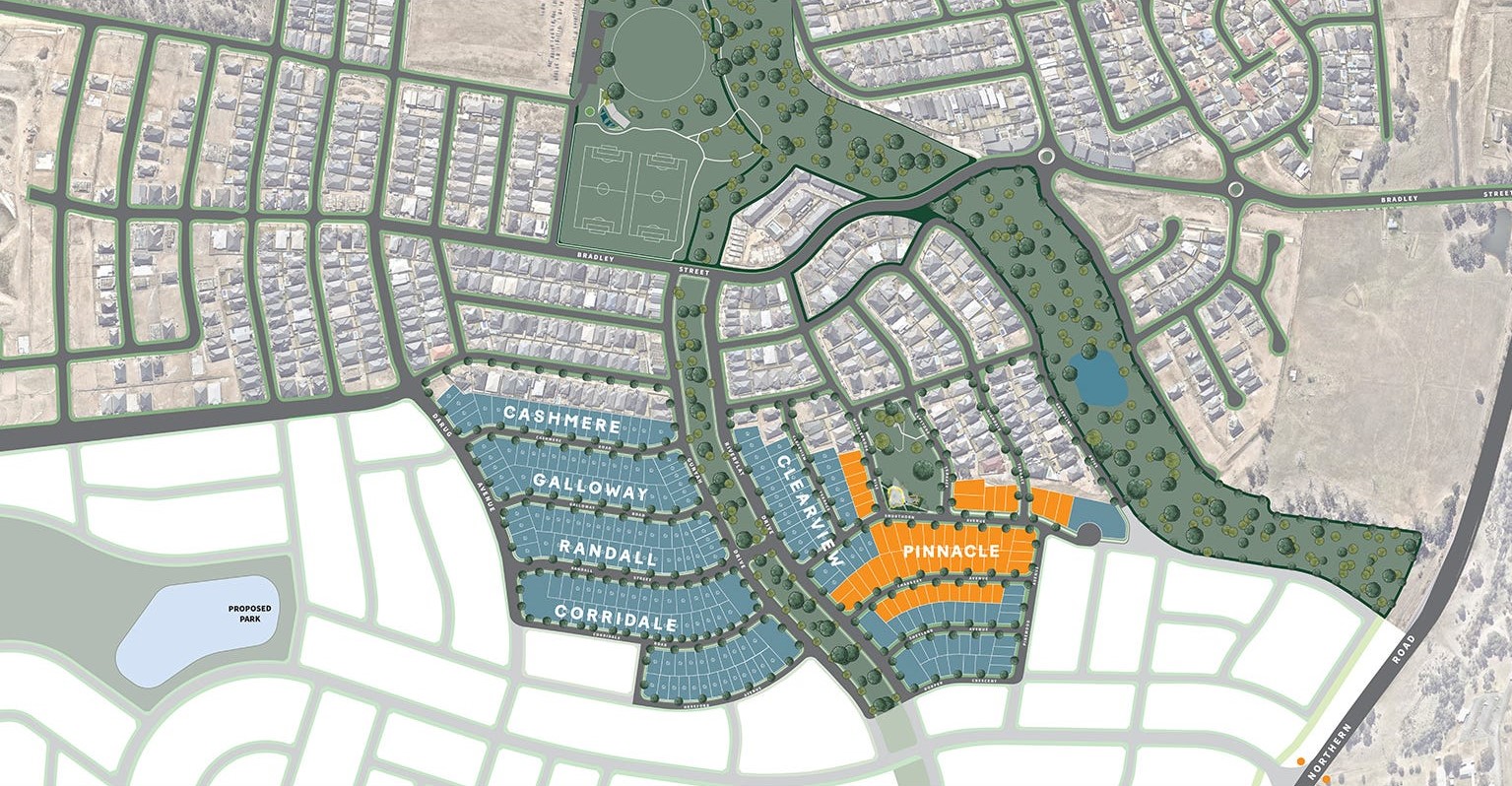 Highland Views Estate - Glenmore Park Release Map