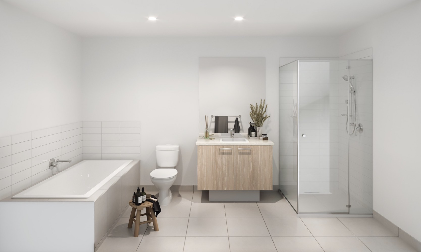 Highline Reserve Townhouses at Grandview - Truganina Bathroom Caramel