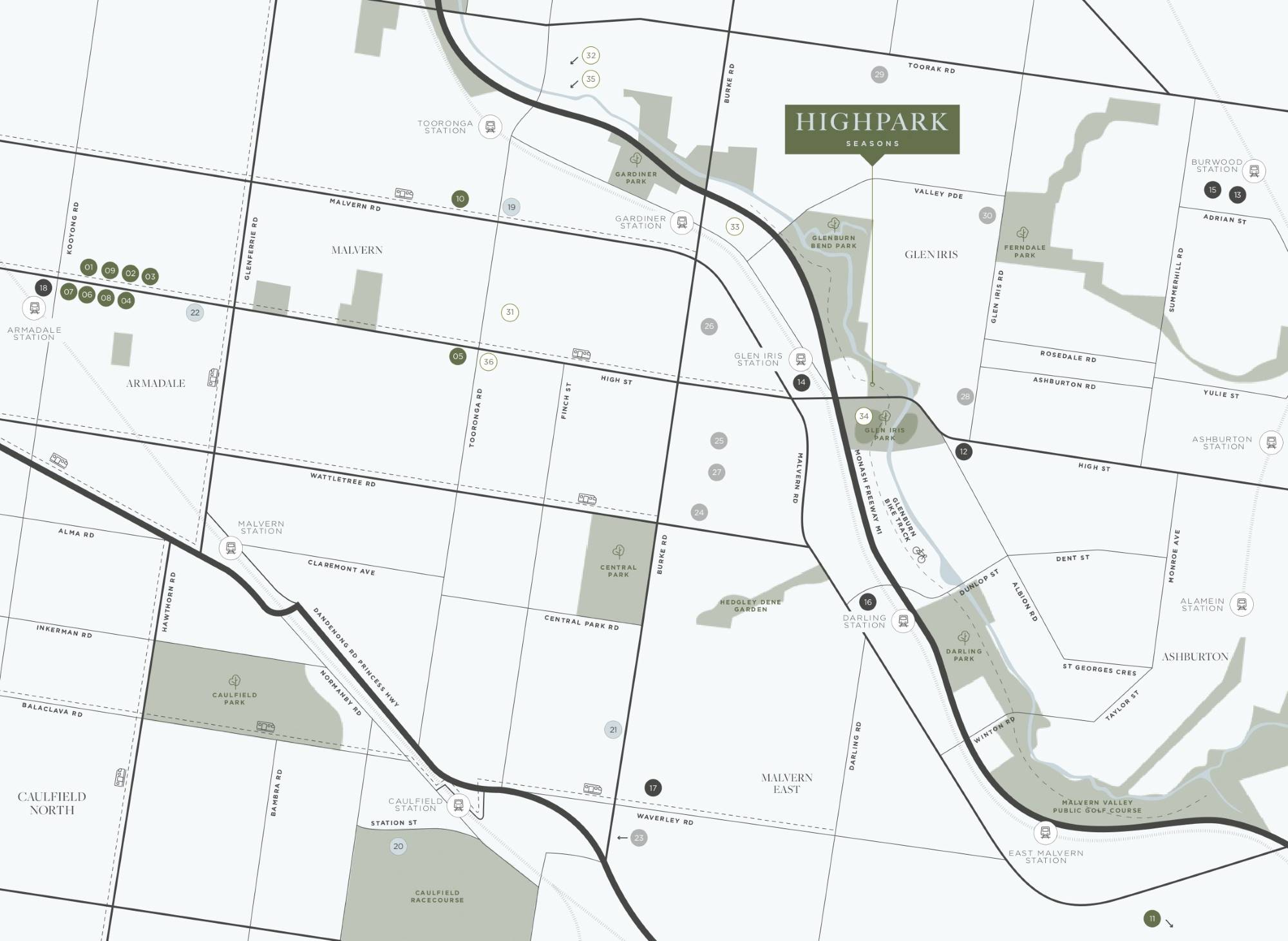 Highpark Seasons Estate - Glen Iris Location