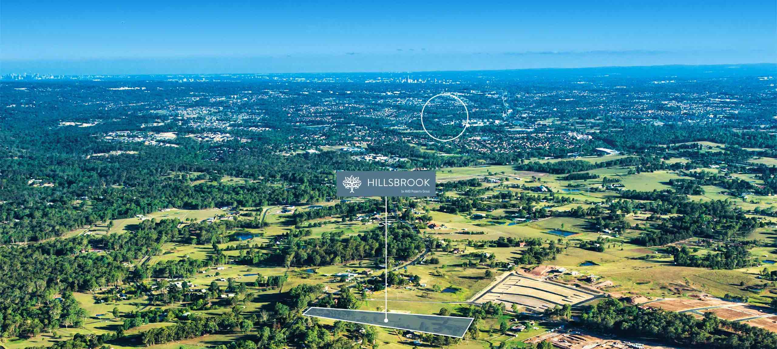 Hillsbrook Estate - Box Hill Aerial