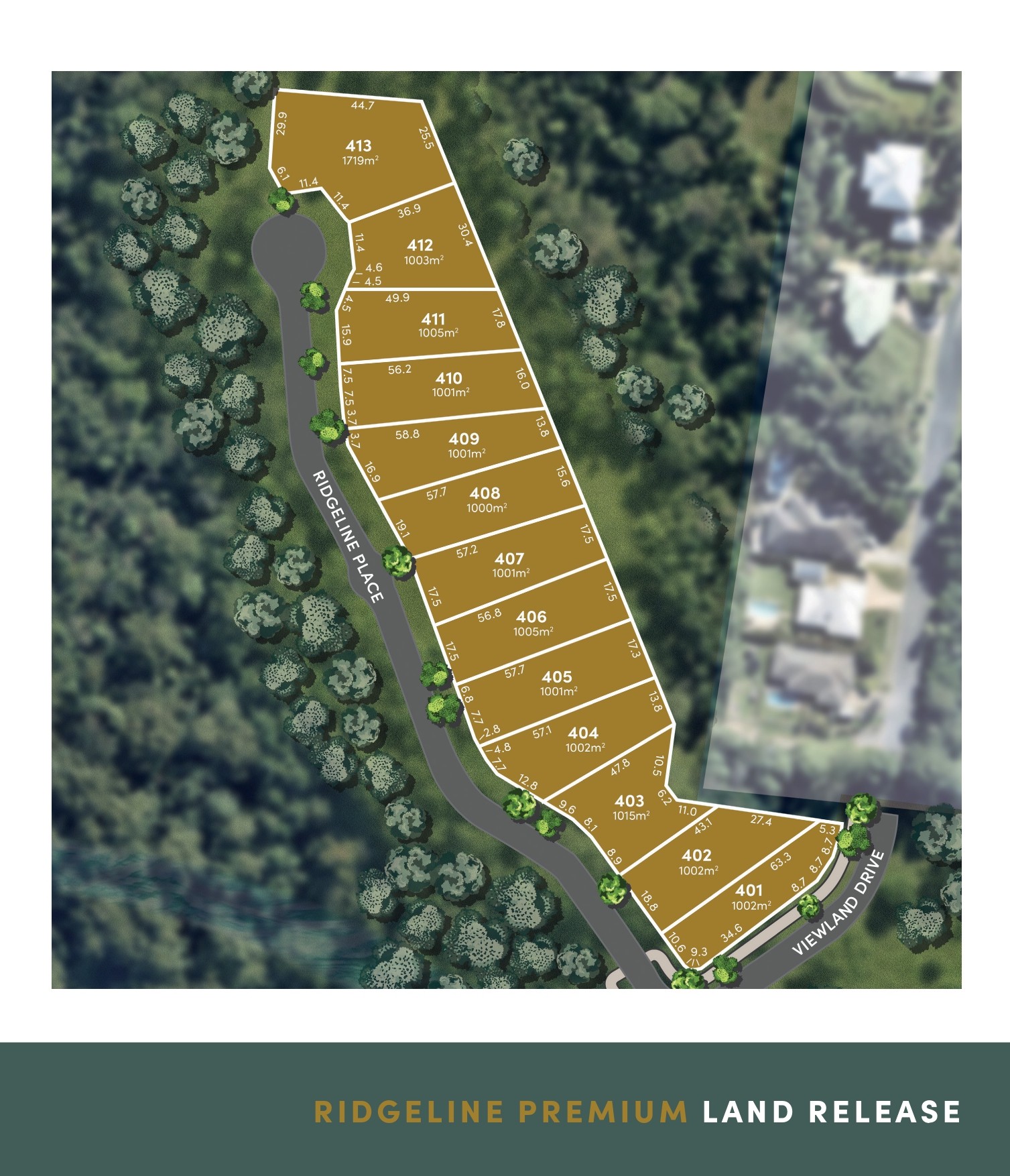 Hillside Estate - Mooloolah Valley Release Map