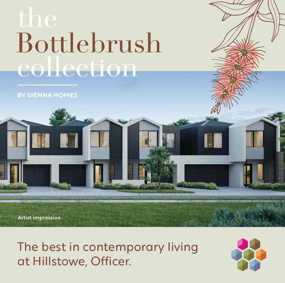 Bottlebrush Townhomes in Hillstowe Estate - 45 Bayview Road, Officer VIC 3809