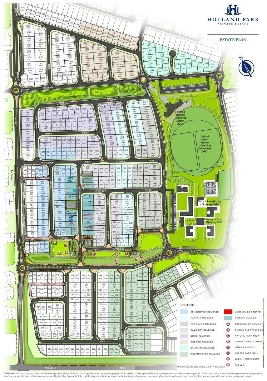 Holland Park Estate - Piara Waters Masterplan