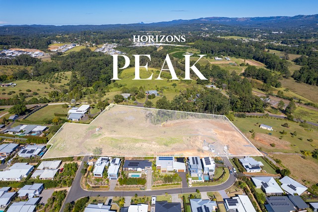 Horizons Peak Estate - Woombye Site Aerial