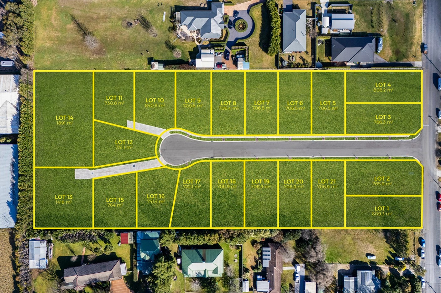 Horseshoe Lane - Moss Vale Aerial