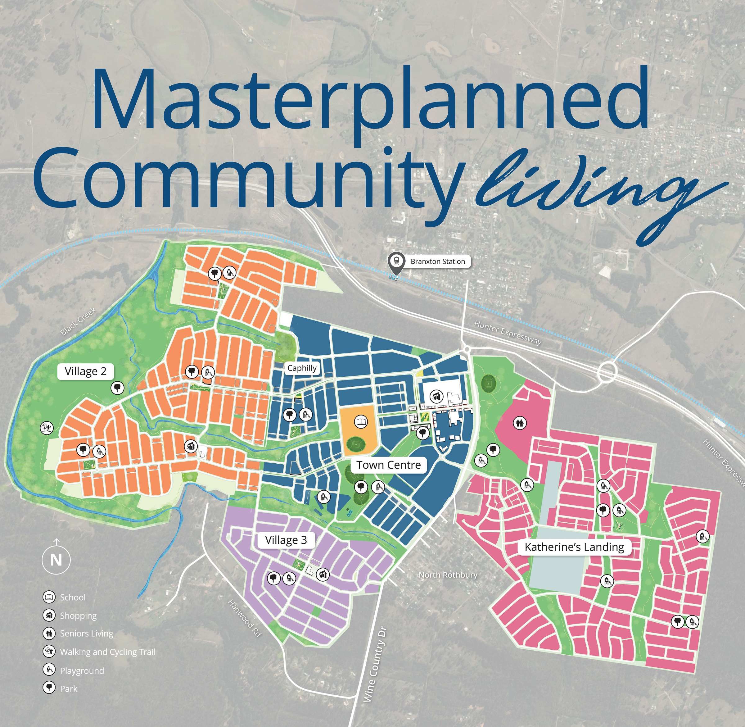 Huntlee Estate - North Rothbury Masterplan
