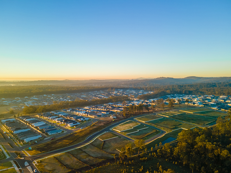 Huntlee Estate - North Rothbury Aerial