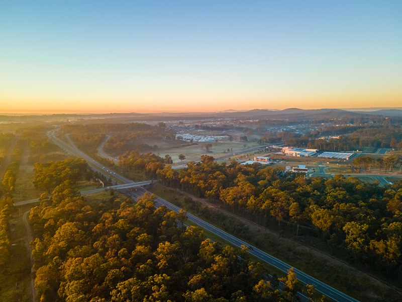 Huntlee Estate - North Rothbury Aerial
