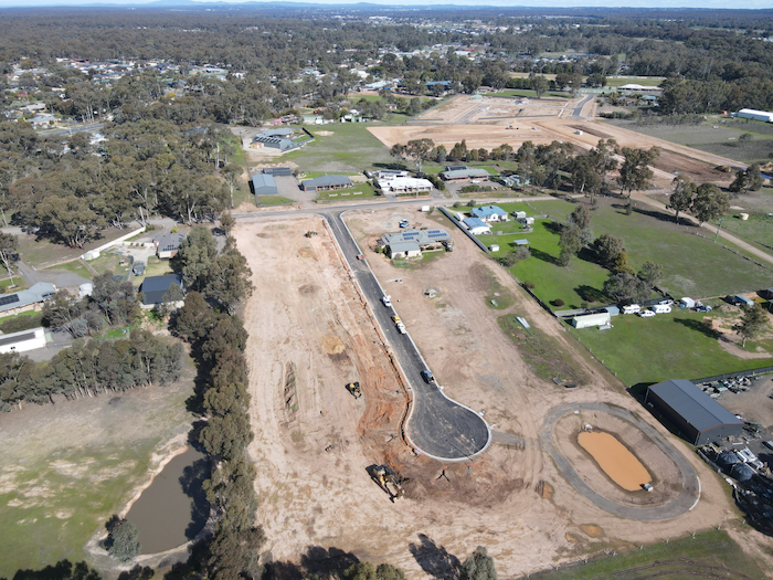 Huntly Rise Estate - Huntly Aerial
