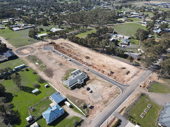 Huntly Rise Estate - Huntly Aerial