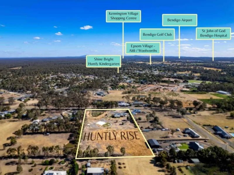 Huntly Rise Estate - Huntly Aerial
