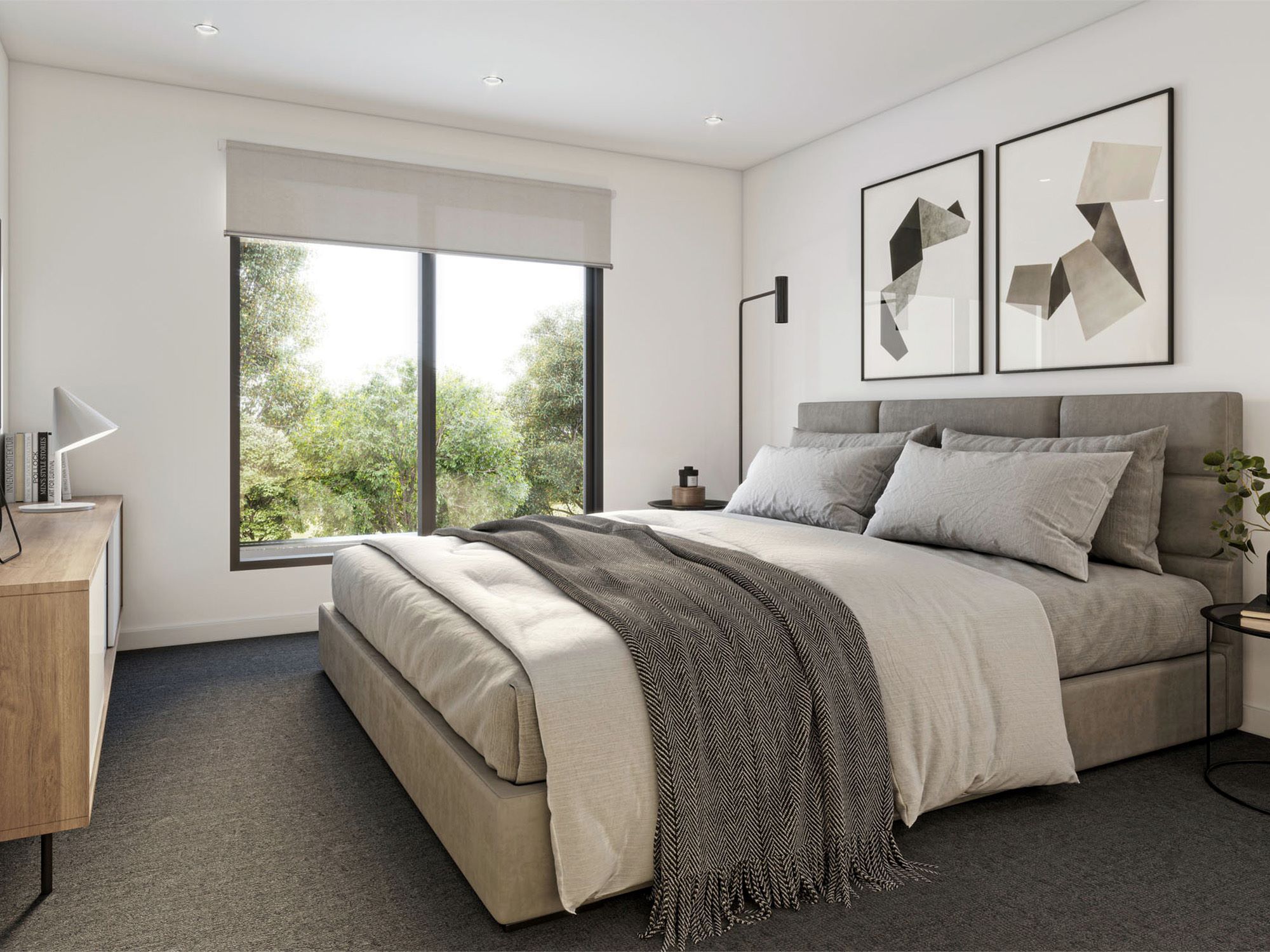 Icona Way Townhomes at Everley - Sunbury Bedroom