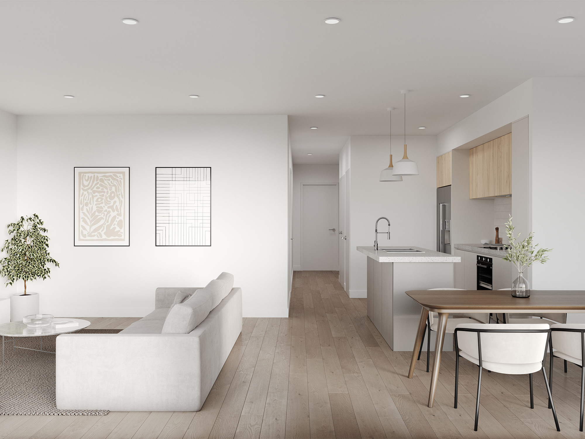 Icona Way Townhomes at Everley - Sunbury Kitchen
