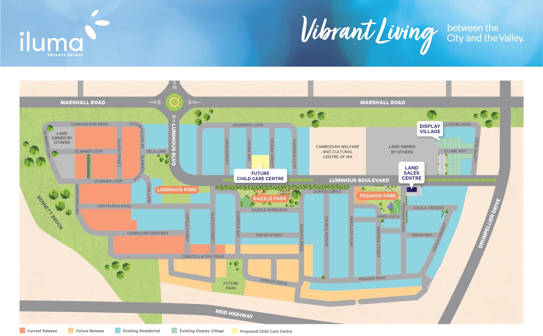 Iluma Private Estate - Bennett Springs Masterplan
