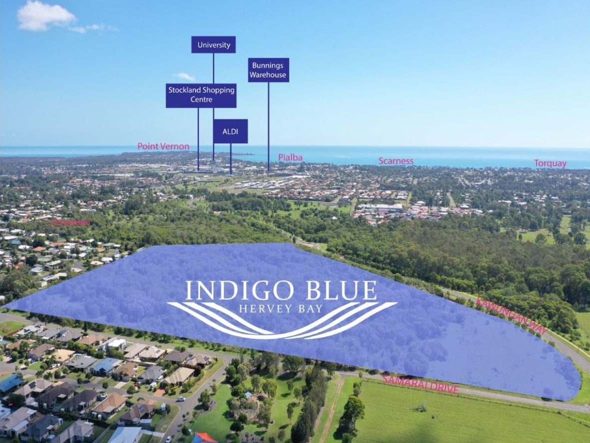 Indigo Blue Estate - Nikenbah Aerial