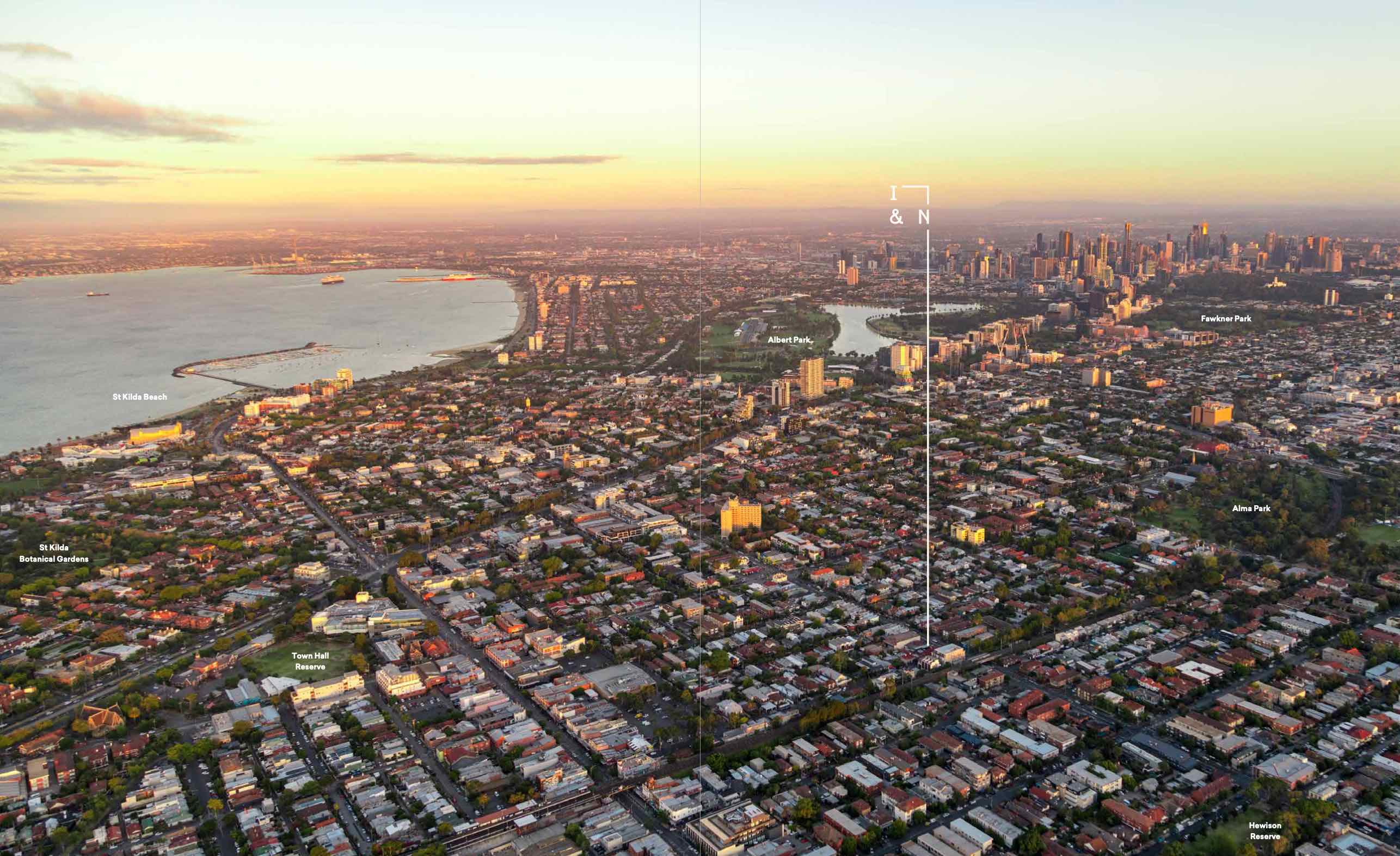 Inkerman & Nelson Estate - Balaclava Aerial